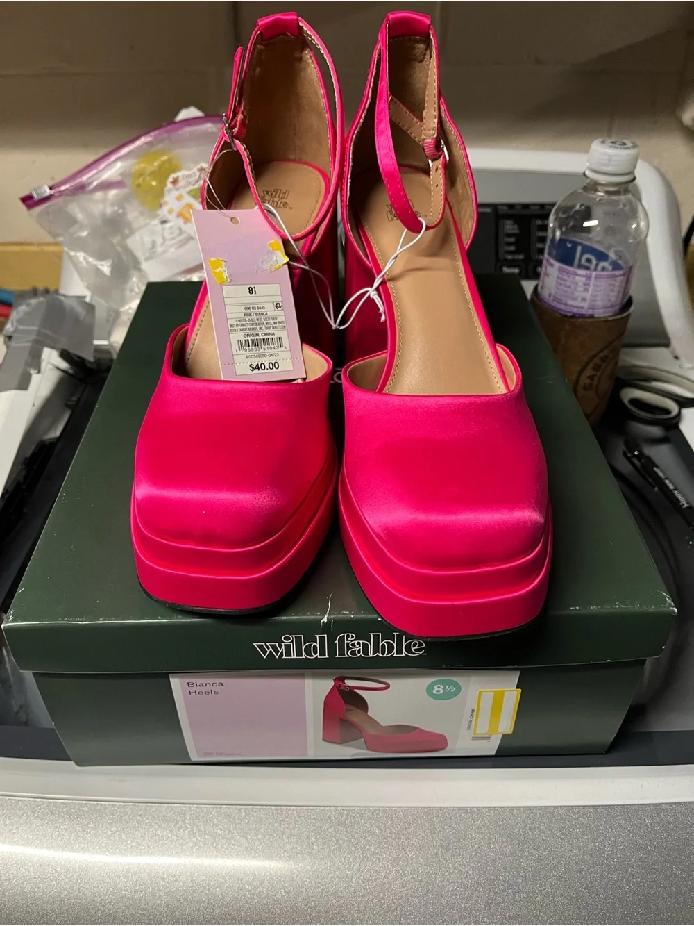 Wild Fable Pink Bianca Heels Size 8.5 NWT